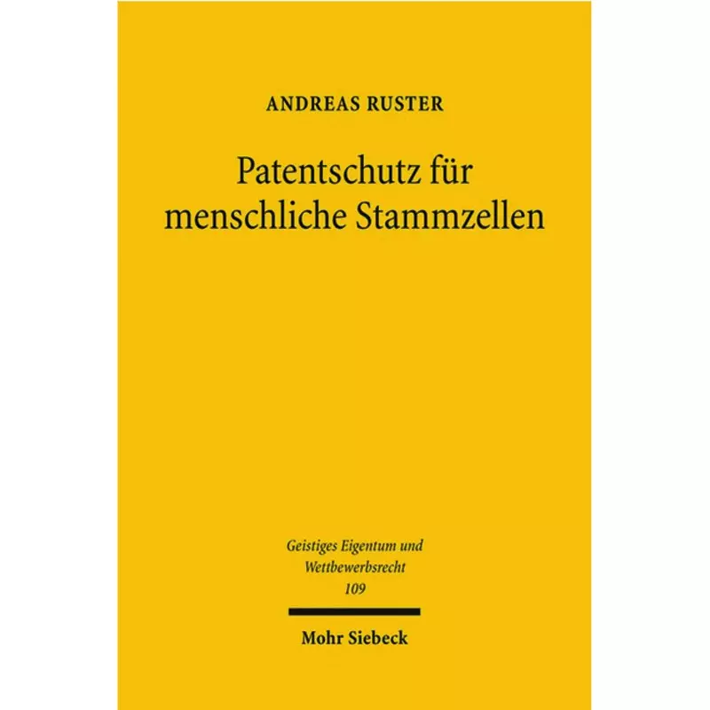 Patentschutz für menschliche Stammzellen