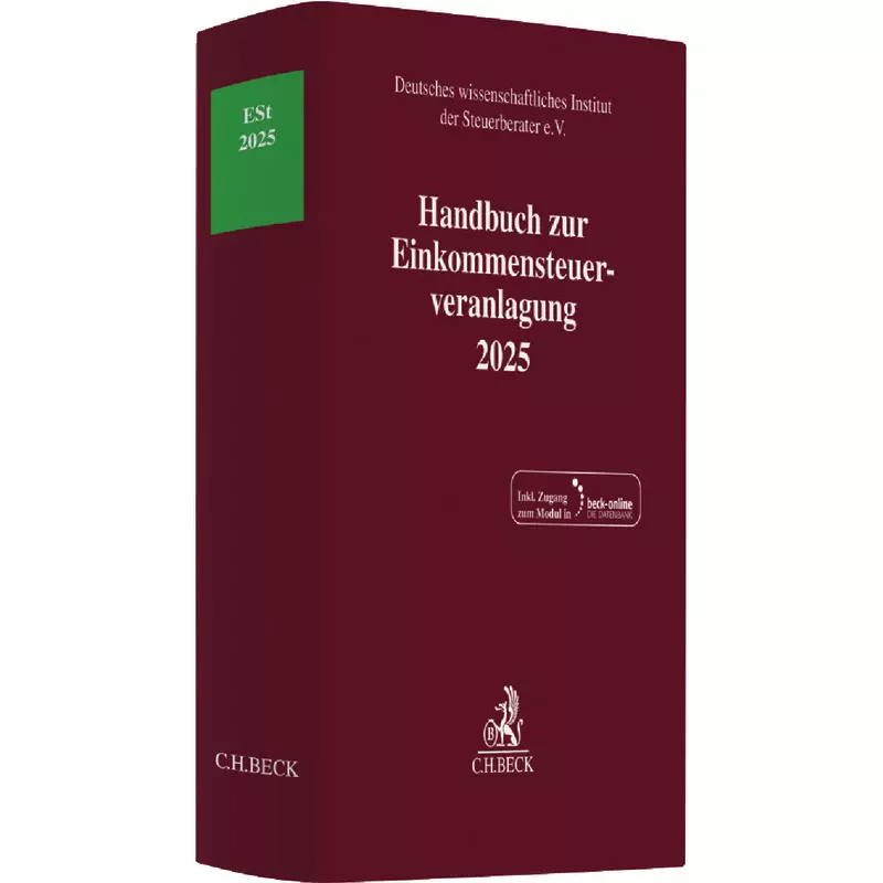 Handbuch zur Einkommensteuerveranlagung 2025: ESt 2025