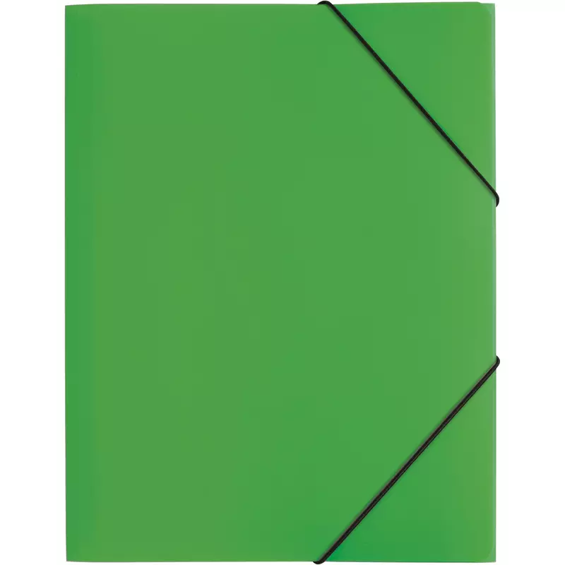 Pagna Gummizugmappe DIN A4 PP 3Klappen grün