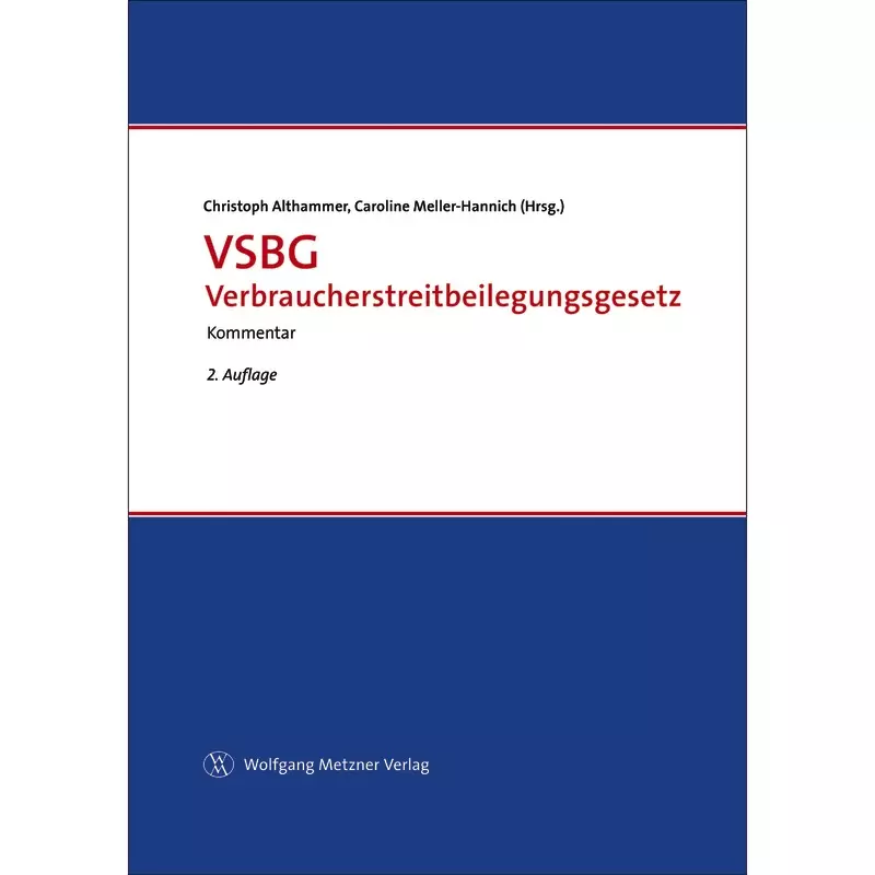 VSBG Verbraucherstreitbeilegungsgesetz