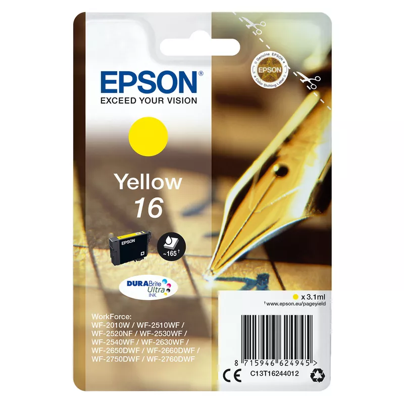 Epson 16 C13T16244012 yellow NEUE VERPACKUNG