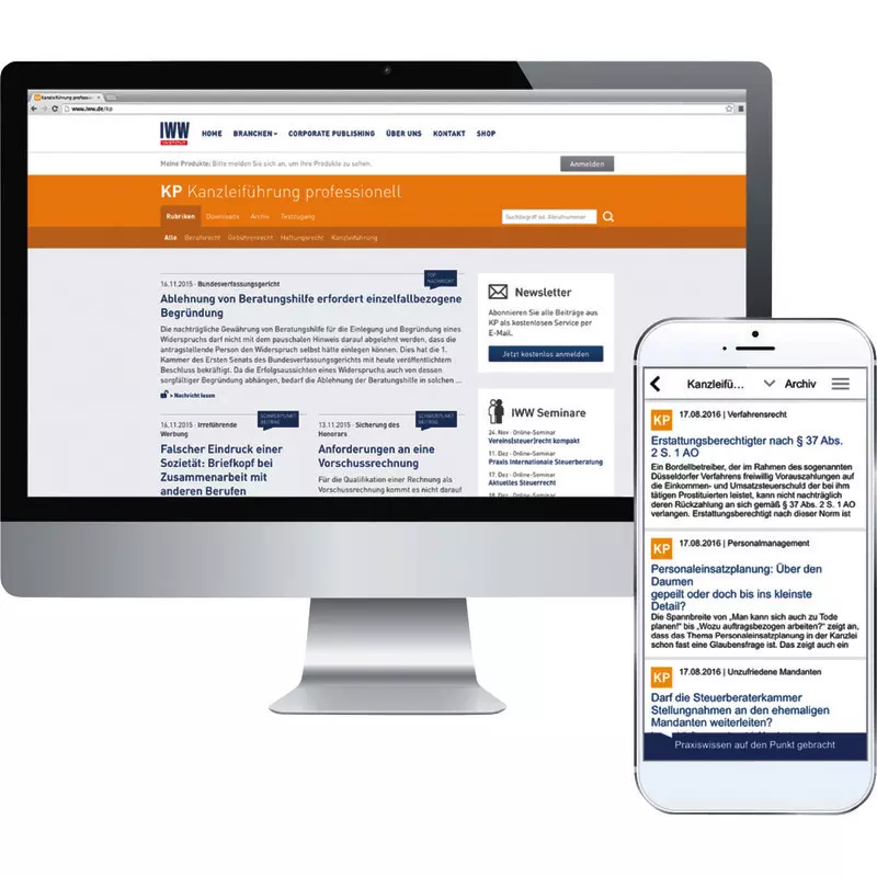 IWW KP Kanzleiführung professionell digital