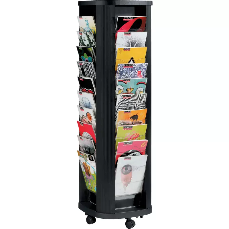 Paperflow Prospektsäule 40Fächer sw