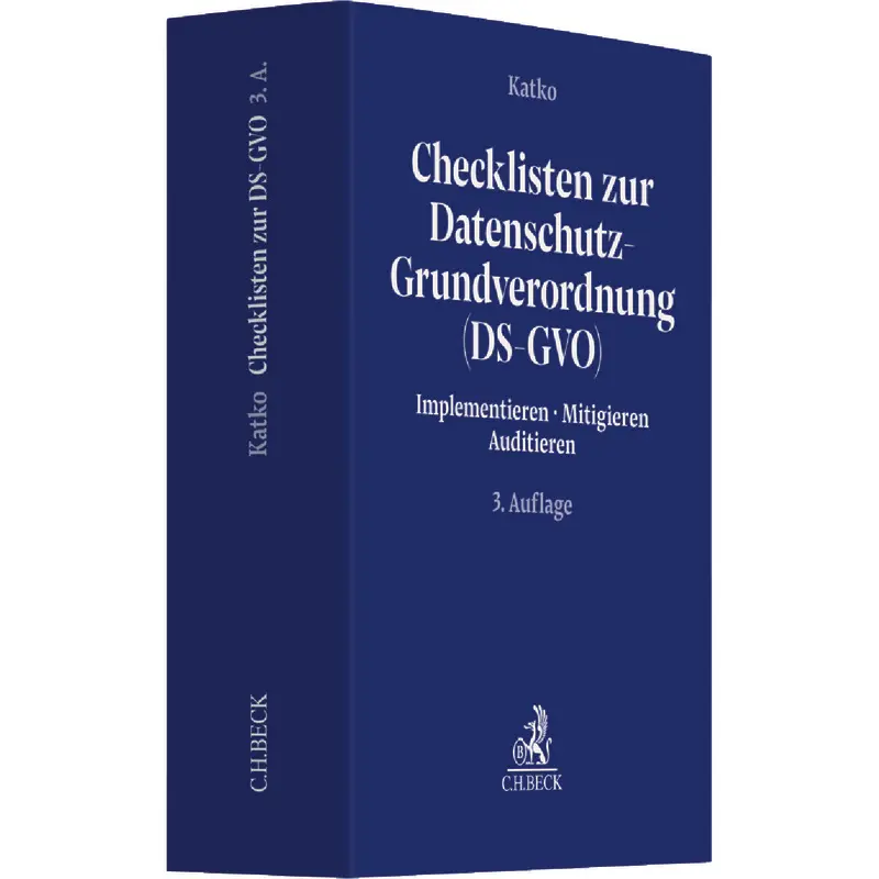 Checklisten zur Datenschutzgrundverordnung (DS-GVO)