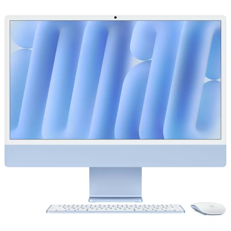 iMac Z1K5 59,62cm 23,5Zoll Standardglas M4 10C CPU/10C GPU/16C N.E. 32GB 1TB SSD Gbit Eth MM NumKey TID DE Blau