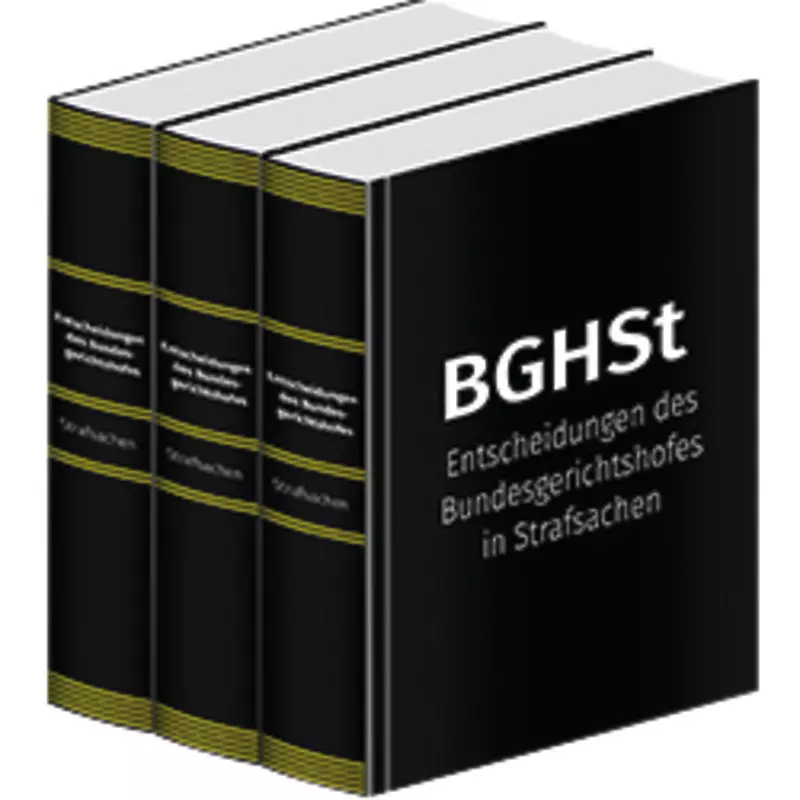 Wolters Kluwer BGHSt - Entscheidungssammlung des Bundesgerichtshofs in Strafsachen