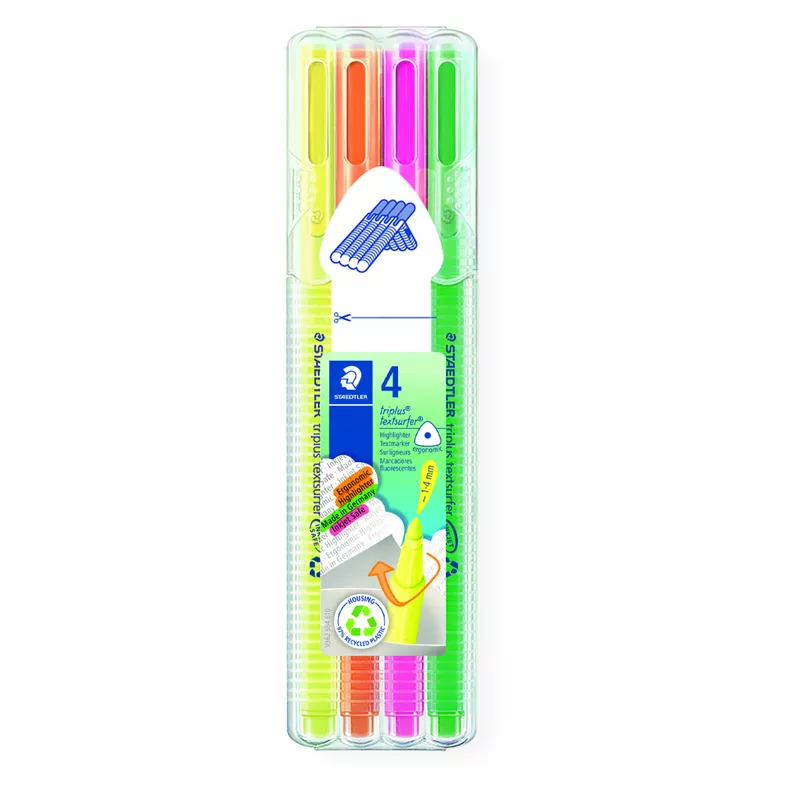 Staedtler Textmarker triplus 362 4er Etui (ge pi or gn)