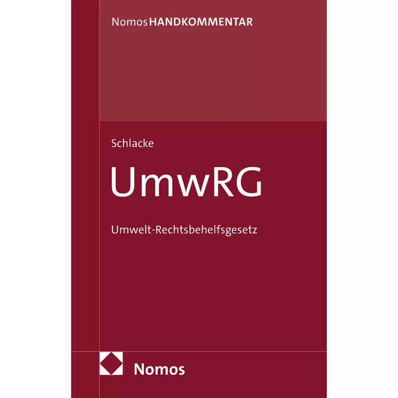 Umwelt-Rechtsbehelfsgesetz: UmwRG