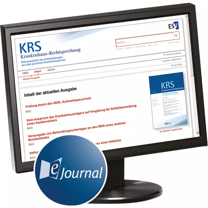 ESV KRS Krankenhaus-Rechtsprechung - eJournal