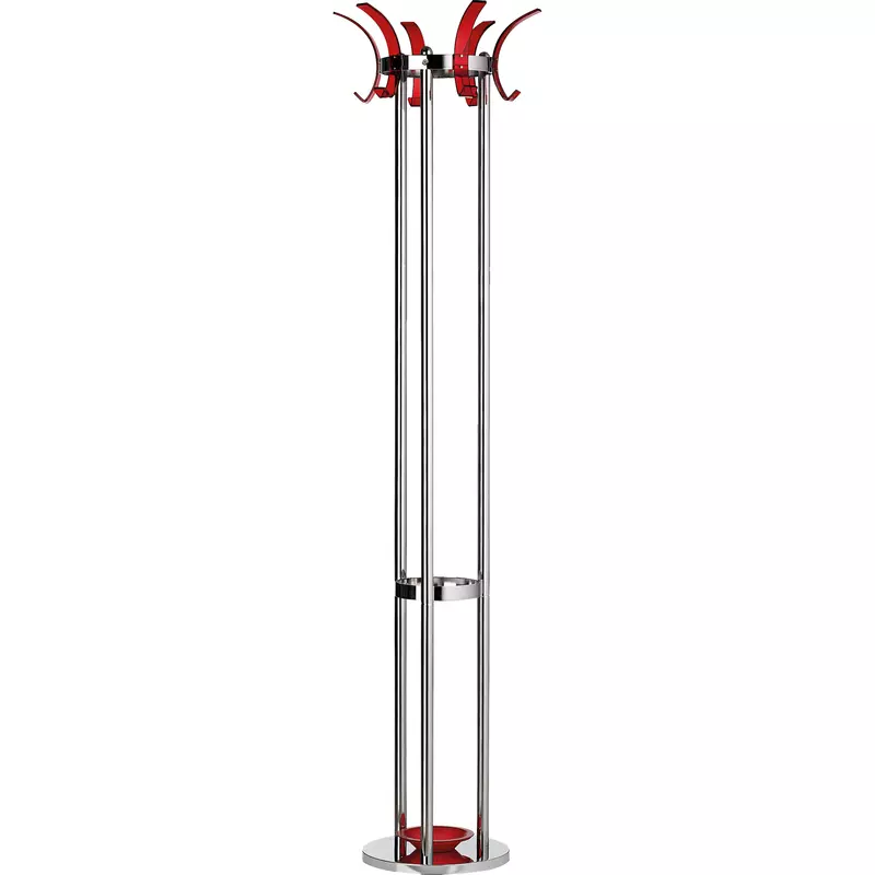 ALCO Garderobenständer 2872-12 174cm Metall verchromt Haken rt