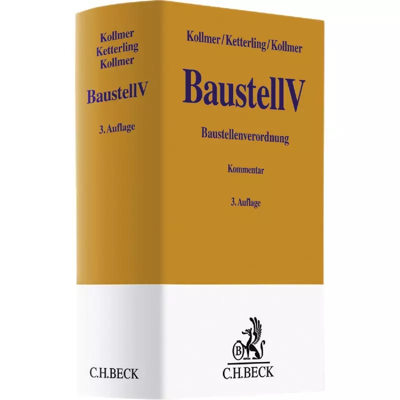 Baustellenverordnung (BaustellenV)