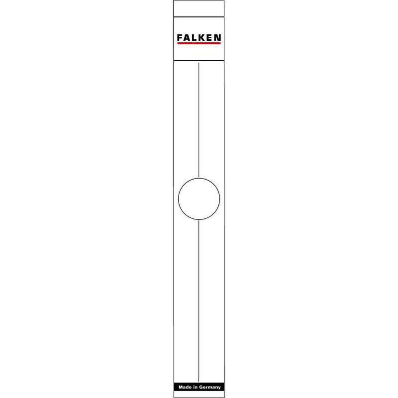 Falken Rückenschilder, selbstklebend, für Hängeordner, 50 mm, weiß