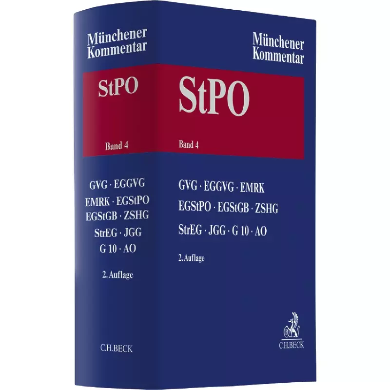 Münchener Kommentar zur Strafprozessordnung StPO Band 4