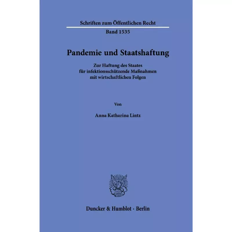 Pandemie und Staatshaftung