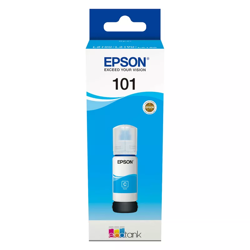 EPSON 1LB EcoTank Cyan ink bottle