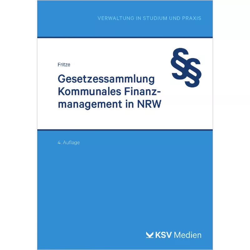 Gesetzessammlung Kommunales Finanzmanagement in NRW