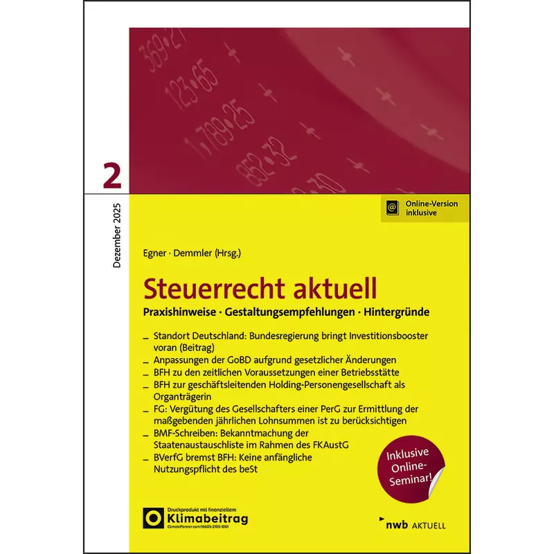 Steuerrecht aktuell 2/2025
