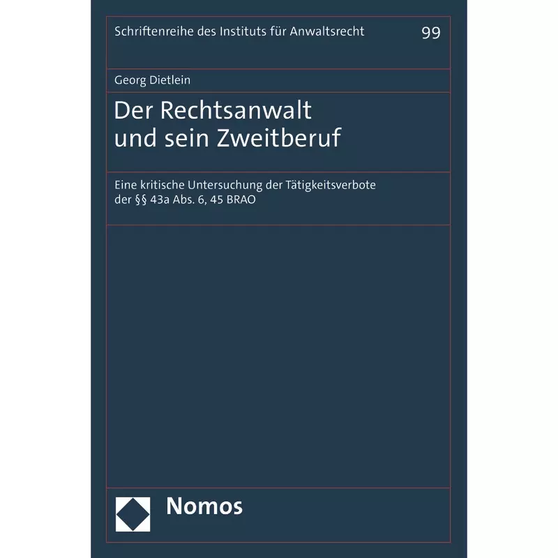 Der Rechtsanwalt und sein Zweitberuf