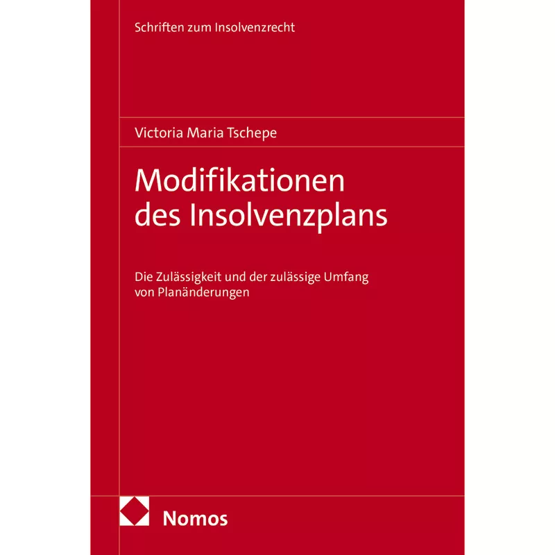 Modifikationen des Insolvenzplans