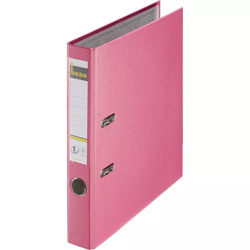 Bene Ordner DIN A4 52mm PP rosa