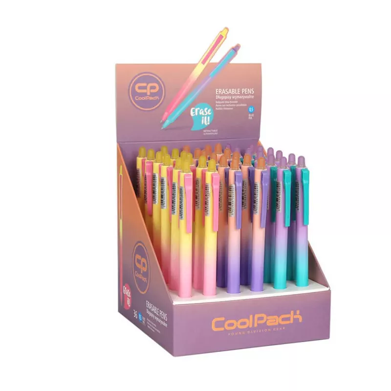 Display Tintenroller Gradient Light, radierbar, sortiert COOLPACK 03890CP