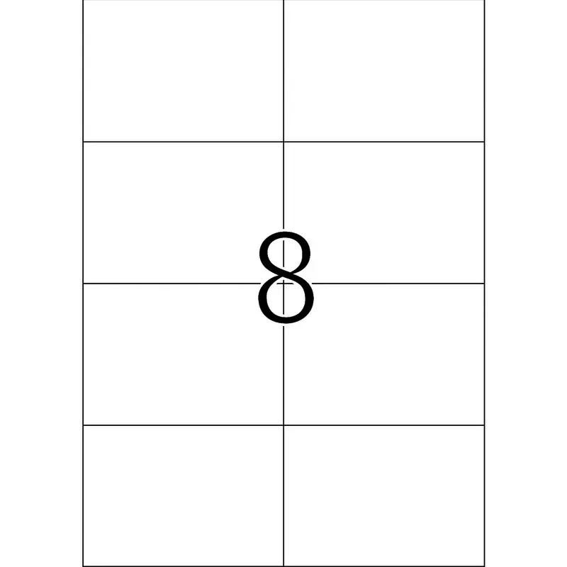 SoldanPlus Kopier- und Druckeretiketten LABEL, 105 x 74 mm, ohne Rand, 800 Stück