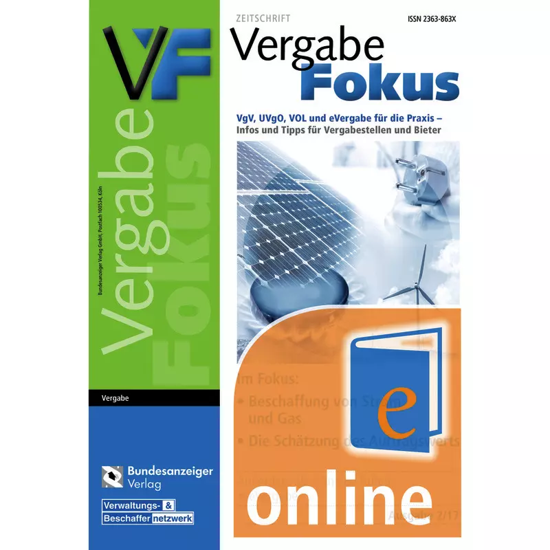 Bundesanzeiger VergabeFokus online