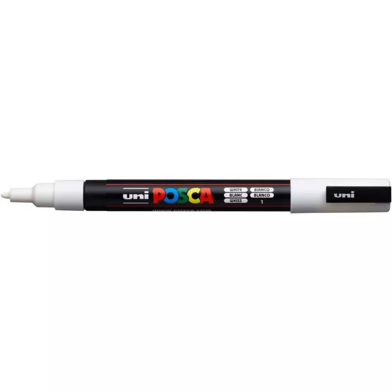 Pigmentmarker PC-3M, weiß UNI-BALL 186501