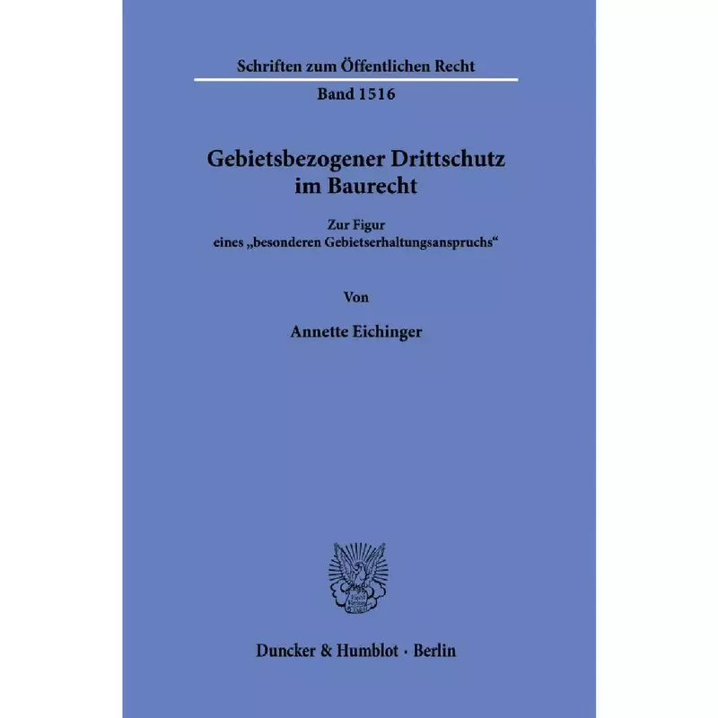 Gebietsbezogener Drittschutz im Baurecht