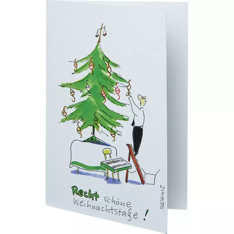 SoldanPlus Weihnachtskarte Recht schöne Weihnachtstage, inkl. Kuvert