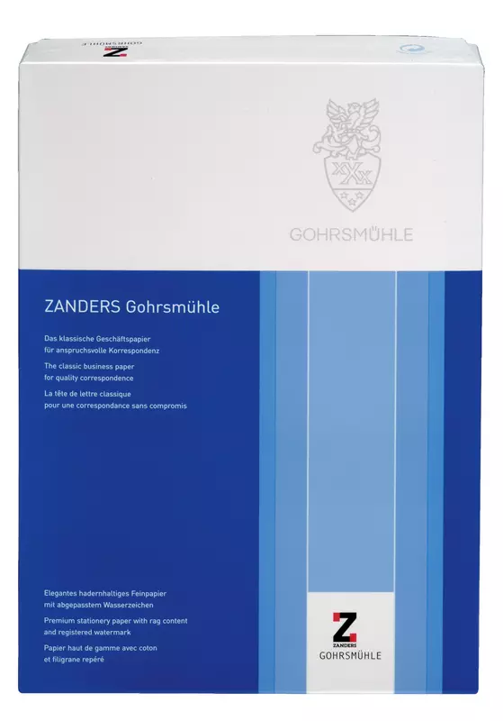 Briefpapier Gohrsmühle mit Wasserzeichen, DIN A4, 90 g/m², Pack: 500 Blatt