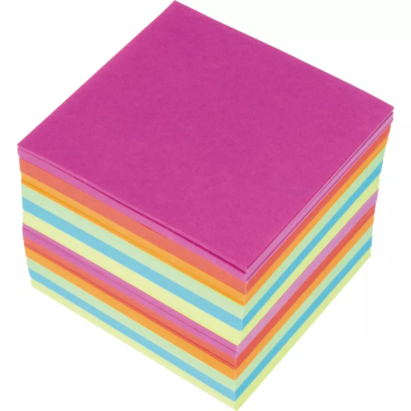 Kangaro® Notizzettel Nachfüllpack 90x90mm, farbig