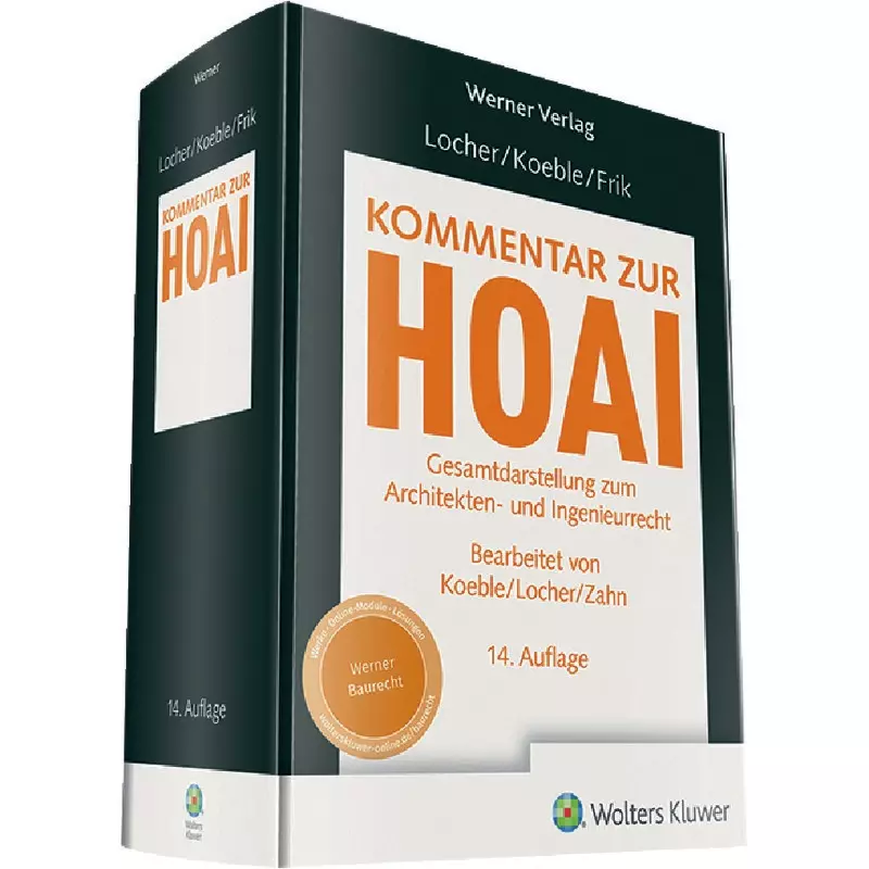 Wolters Kluwer Kommentar zur HOAI online