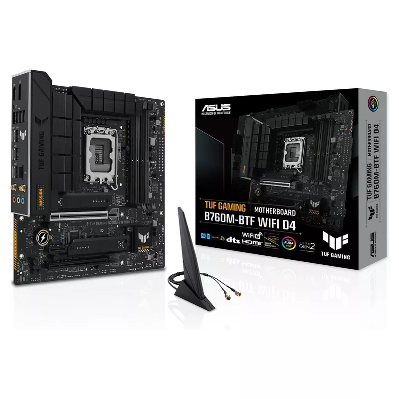 1700 ASUS TUF B760M-PLUS GAMING BTF mATX D4