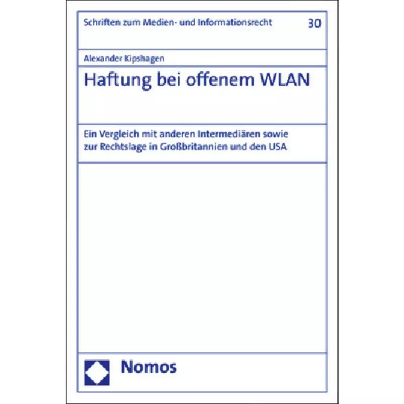 Haftung bei offenem WLAN