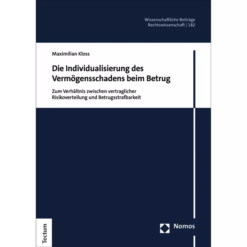 Die Individualisierung des Vermögensschadens beim Betrug