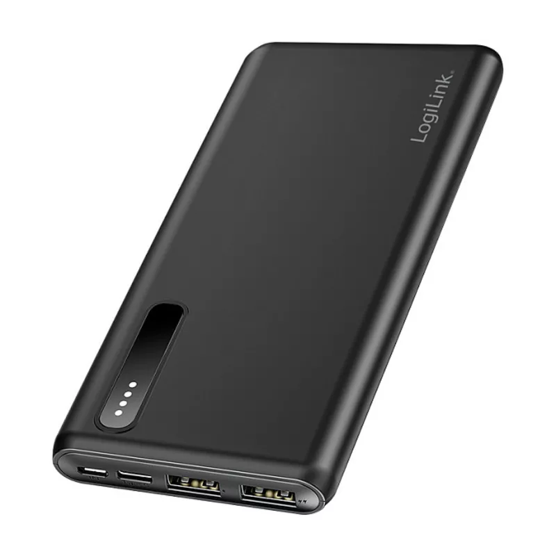 Logilink Mobile Power Bank, LiPo, 8.000 mAh, black