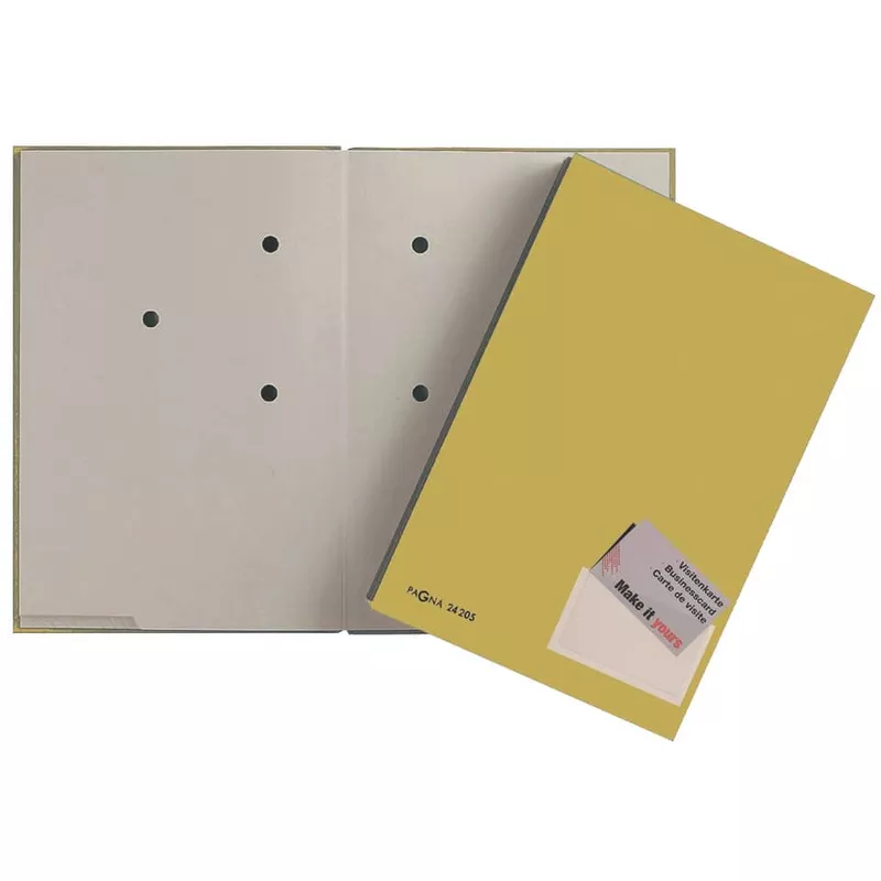 Unterschriftsmappe Color Pappe, 20-teilig, gelb PAGNA 24205-05