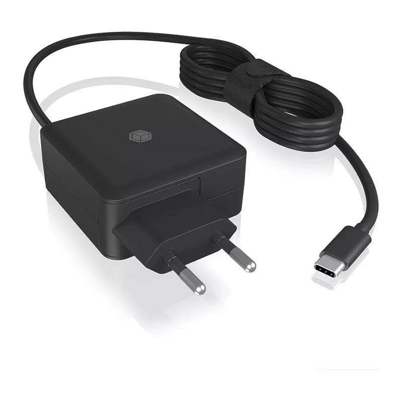 ICY BOX IB-PS101-PD Universal Notebook Netzteil USB-C 65W 1.5m Kabel
