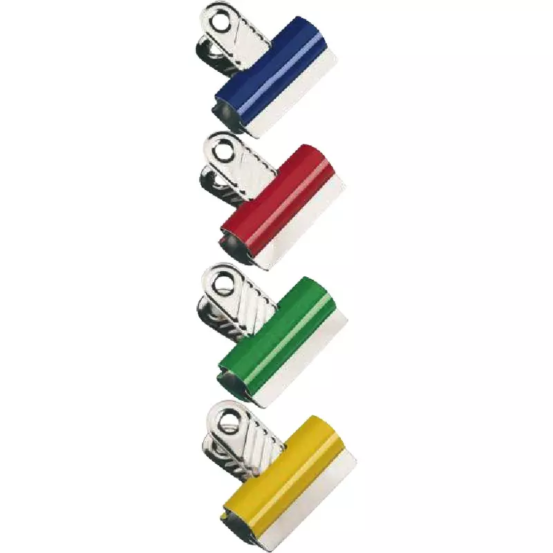 RAPESCO® Briefklemmer 60mm, farbsortiert, Packung: 10 Stück