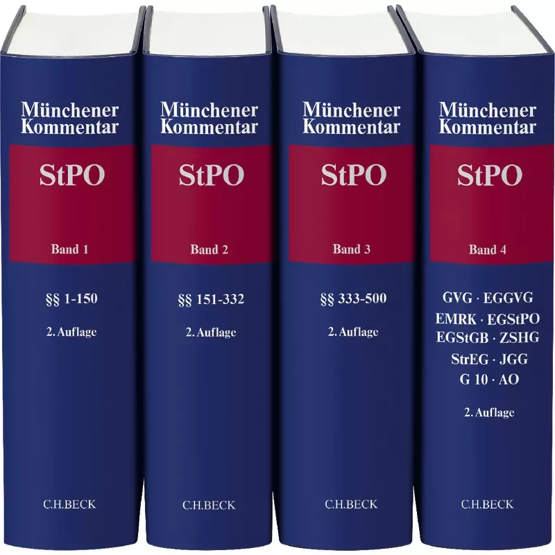 Münchener Kommentar zur Strafprozessordnung StPO - Gesamtwerk