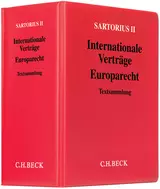Sartorius II Internationale Verträge, Europarecht - mit Fortsetzungsbezug