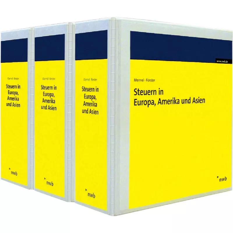 Steuern in Europa, Amerika und Asien - ohne Fortsetzungsbezug