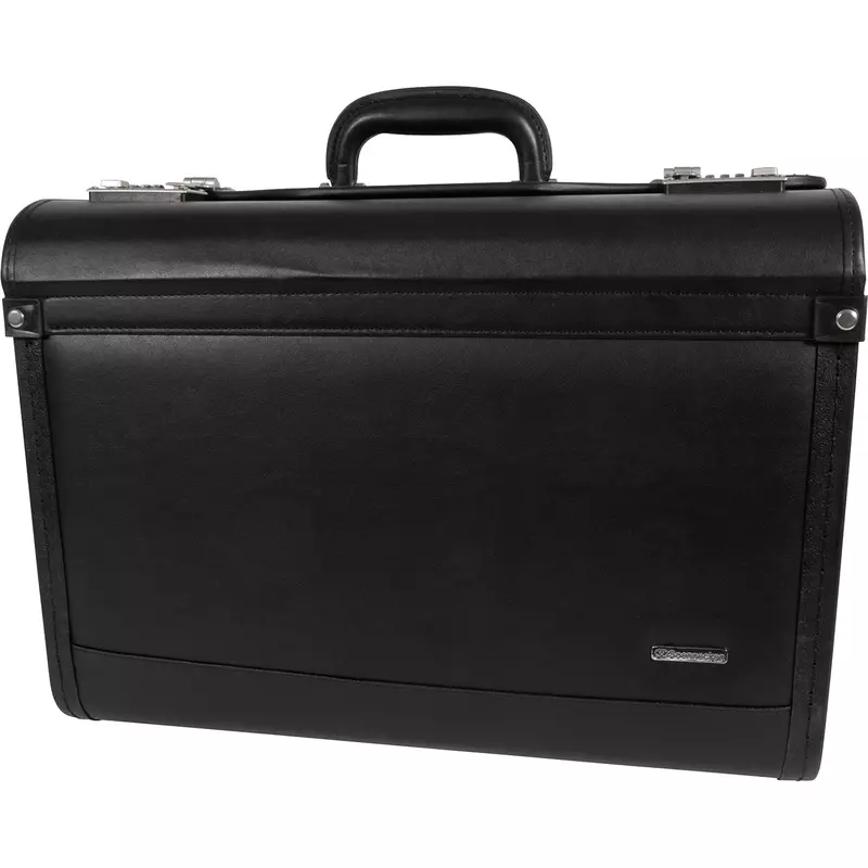 Soennecken Pilotenkoffer Rostock Lederimitat sw