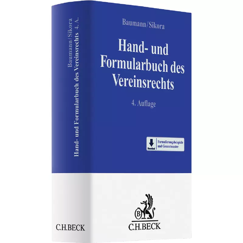 Hand- und Formularbuch des Vereinsrechts