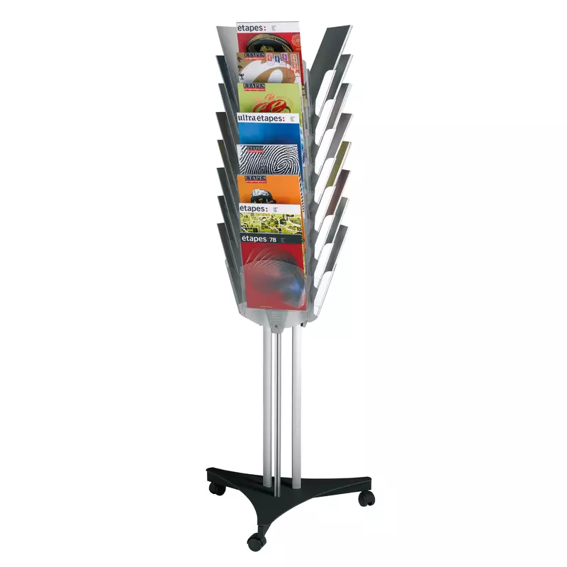 Paperflow Prospekthalter 24Fächer gr