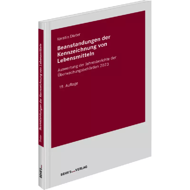 Beanstandungen der Kennzeichnung von Lebensmitteln