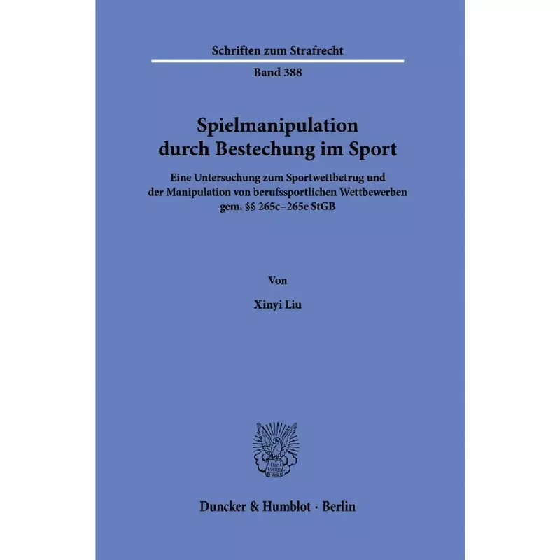 Spielmanipulation durch Bestechung im Sport