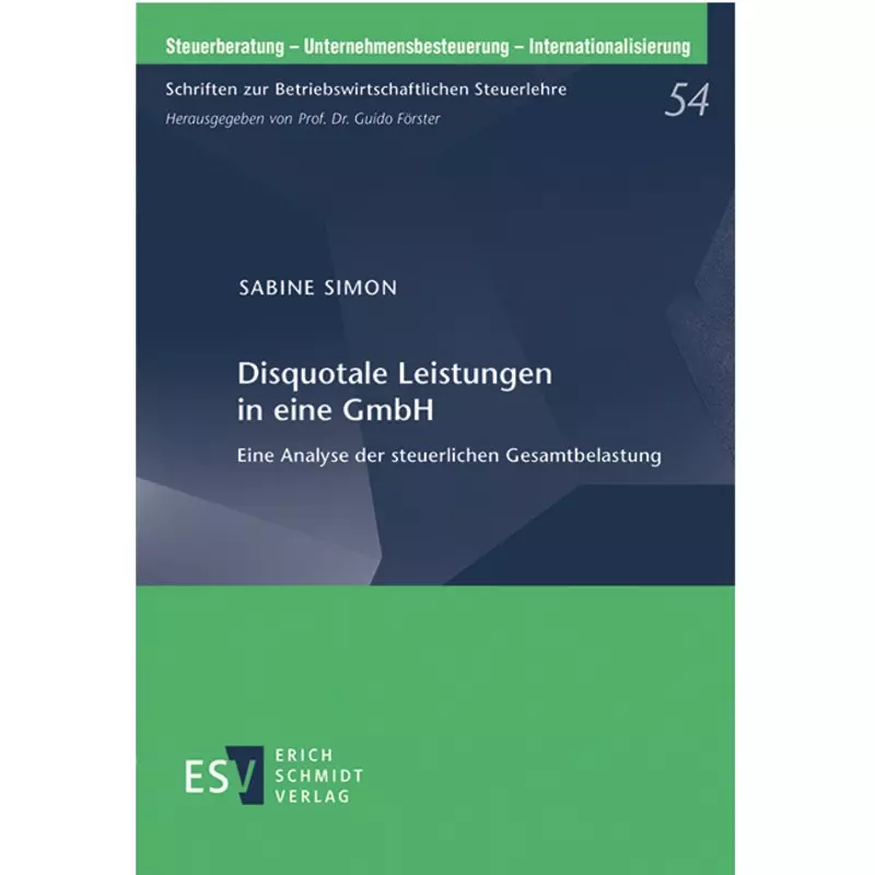 Disquotale Leistungen in eine GmbH