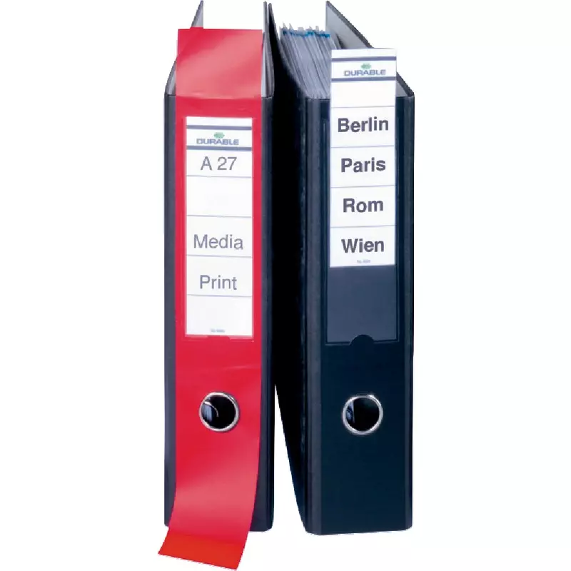 DURABLE Rückenschilder ORDOFIX, selbstklebend, Rückenbreite 70 mm, farbig